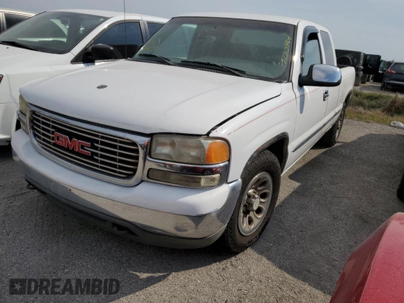 2000 GMC New Sierra 1500 SL with VIN 1GTEC19VXYZ344556, listed as a Copart auction lot 75230724 with 0 mi miles and Clean Title. Bid and sale history available at carsss.com. Image 1.