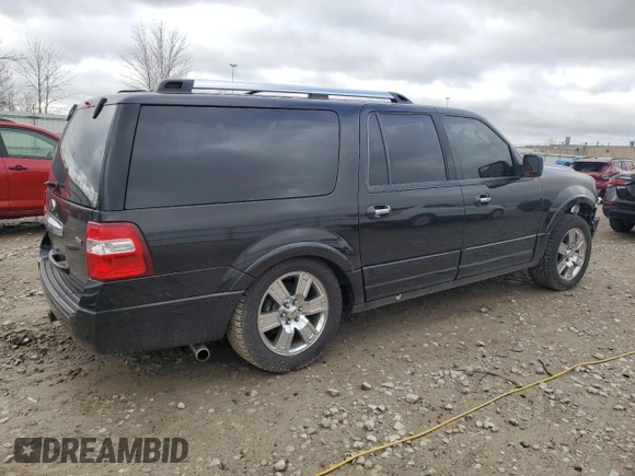 2010 Ford Expedition Max Limited with VIN 1FMJK2A53AEB65660, listed as a Copart auction lot 54749445 with 193,270 mi miles and Clean title. Bid and sale history available at DreamBid. Image 3.