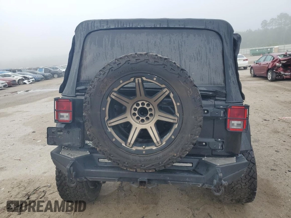 2015 Jeep Wrangler Unlimited Freedom with VIN 1C4BJWDG6FL568583, listed as a Copart auction lot 54266315 with Not provided miles and Salvage title. Bid and sale history available at DreamBid. Image 6.