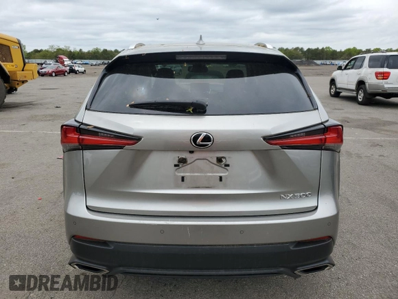 2020 Lexus NX 300 with VIN JTJDARDZ7L5008404, listed as a Copart auction lot 56427215 with 31,580 mi miles and Salvage Title. Bid and sale history available at DreamBid. Image 6.