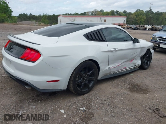 2018 Ford Mustang EcoBoost with VIN 1FA6P8TH1J5137867, listed as a IAAI auction lot 41958762 with 74,561 mi miles and . Bid and sale history available at DreamBid. Image 4.