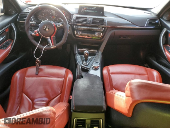 2016 BMW M3 with VIN WBS8M9C56G5D30124, listed as a Copart auction lot 46310114 with 83,068 mi miles. Bid and sale history available at carsss.com. Image 8.