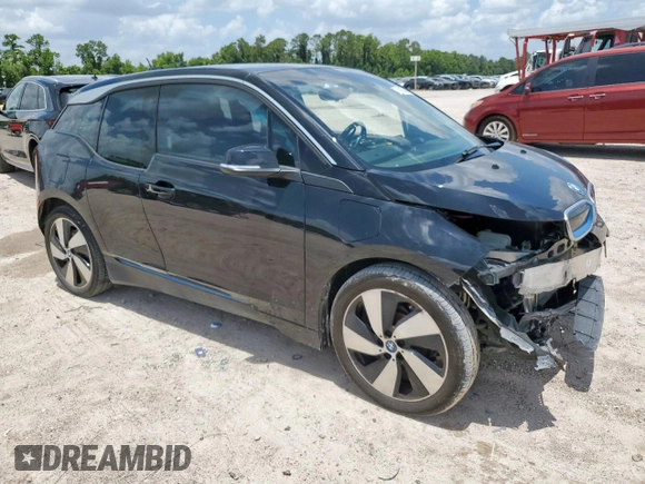 2018 BMW i3 with VIN WBY7Z4C57JVD95738, listed as a Copart auction lot 61080315 with Not provided miles and Salvage title. Bid and sale history available at DreamBid. Image 4.