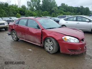 2014 Chevrolet Impala LT with VIN 2G1WB5E33E1161886, listed as a Copart auction lot 61772355 with 114,067 mi miles and Clean title. Bid and sale history available at DreamBid. Image 4.