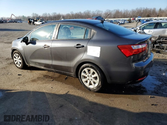 2015 Kia Rio EX with VIN KNADN4A3XF6456562, listed as a Copart auction lot 87403554 with 148,601 mi miles and Salvage Title. Bid and sale history available at carsss.com. Image 2.