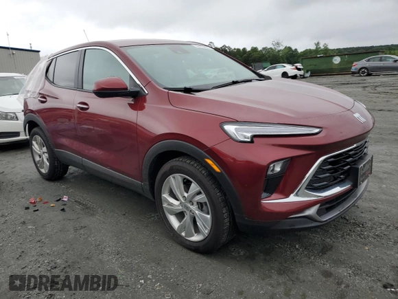 2025 Buick Encore GX Preferred with VIN KL4AMBSP5SB026657, listed as a Copart auction lot 58426895 with 7,105 mi miles and Salvage title. Bid and sale history available at DreamBid. Image 4.