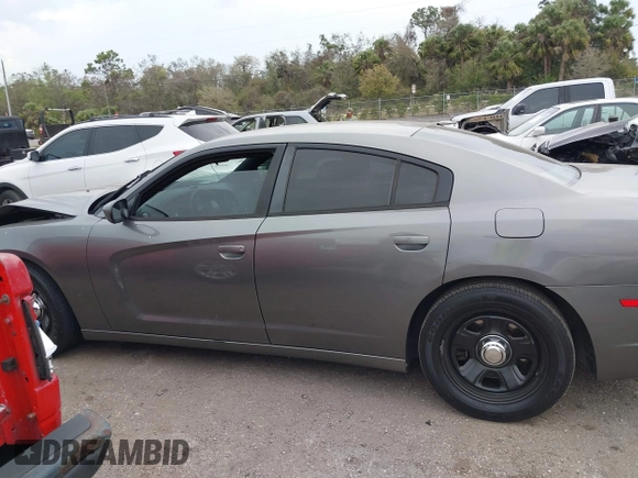 2012 Dodge Charger Police with VIN 2C3CDXAT9CH248013, listed as a IAAI auction lot 41728966 with 158,933 mi miles. Bid and sale history available at carsss.com. Image 14.