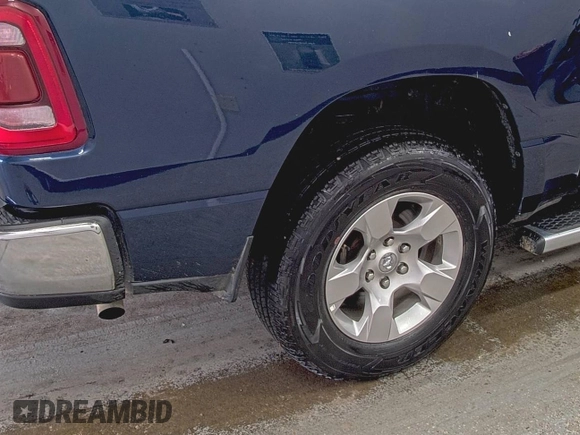 2022 Ram 1500 Big Horn with VIN 1C6RRFFG6NN179019, listed as a IAAI auction lot 42774180 with 91,718 mi miles and . Bid and sale history available at DreamBid. Image 3.