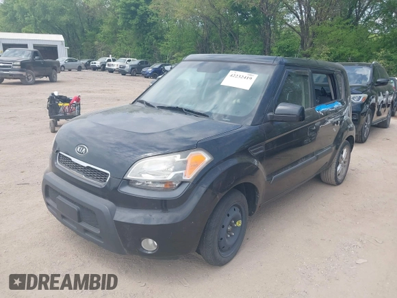 2010 Kia Soul + with VIN KNDJT2A24A7190109, listed as a IAAI auction lot 42232419 with 217,262 mi miles and . Bid and sale history available at DreamBid. Image 2.