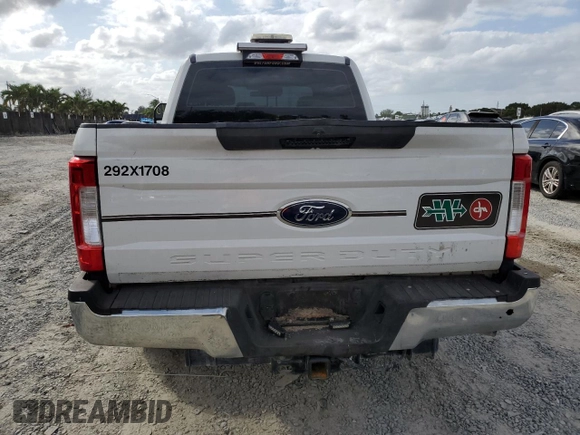 2019 Ford Super Duty F-250 SRW XL with VIN 1FT7W2A67KEE99056, listed as a Copart auction lot 84717374 with 42,707 mi miles and Non Repairable. Bid and sale history available at carsss.com. Image 6.