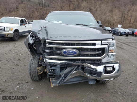 2022 Ford Super Duty F-350 SRW XL with VIN 1FT8W3B69NEG20781, listed as a Copart auction lot 47973624 with 0 mi miles and Salvage Title. Bid and sale history available at carsss.com. Image 5.