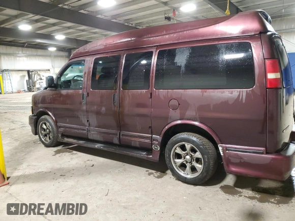 2005 Chevrolet Express Cargo Van YF7 Upfitter with VIN 1GBFG15T951117693, listed as a Copart auction lot 41397705 with 175,869 mi miles and Salvage Title. Bid and sale history available at carsss.com. Image 2.