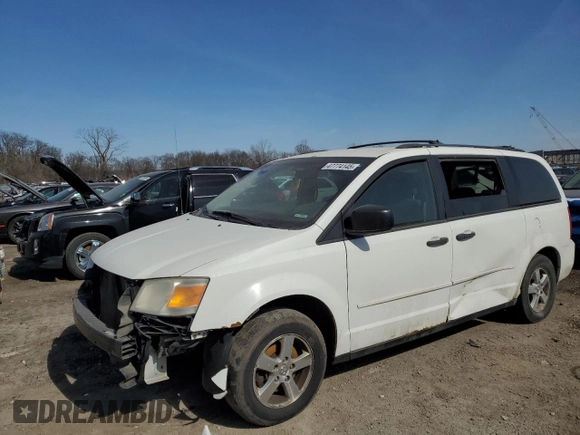 2008 Dodge Grand Caravan SE with VIN 2D8HN44H78R704047, listed as a Copart auction lot 47774145 with 219,316 mi miles and Salvage Title. Bid and sale history available at DreamBid. Image 1.