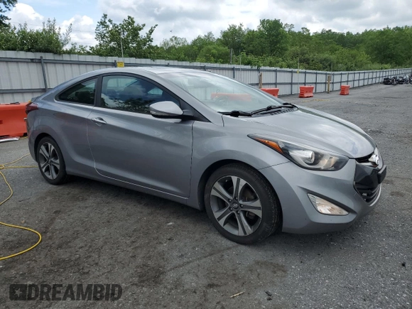 2014 Hyundai Elantra z VIN KMHDH6AH5EU023898, wystawiony jako Copart lot #57201485 z przebiegiem 115 101 mil mil oraz Szkoda całkowita • Salvage title. Historia ofert i sprzedaży dostępna na DreamBid. Obrazek 4.