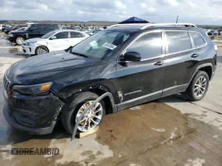 2019 Jeep Cherokee Latitude Plus z VIN 1C4PJLLB2KD296337, wystawiony jako Copart lot #85443604 z przebiegiem 146 937 mil mil oraz Czysty tytuł • Clean title. Historia ofert i sprzedaży dostępna na DreamBid. Obrazek 1.