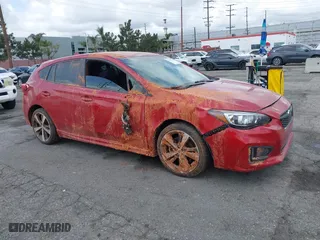 2017 Subaru Impreza Sport with VIN 4S3GTAK68H3732982, listed as a IAAI auction lot 41914545 with 87,205 mi miles. Bid and sale history available at carsss.com. Image 1.