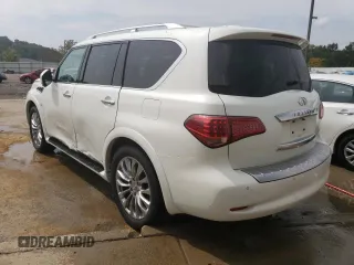 2017 Infiniti QX80 with VIN JN8AZ2NE9H9157578, listed as a Copart auction lot 69190003 with 75,774 mi miles. Bid and sale history available at carsss.com. Image 2.