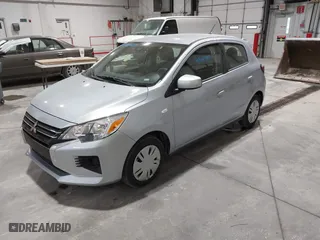 2024 Mitsubishi Mirage ES with VIN ML32AUHJXRH022454, listed as a IAAI auction lot 41906420 with 11800 miles. Bid and sale history available at carsss.com. Image 18.