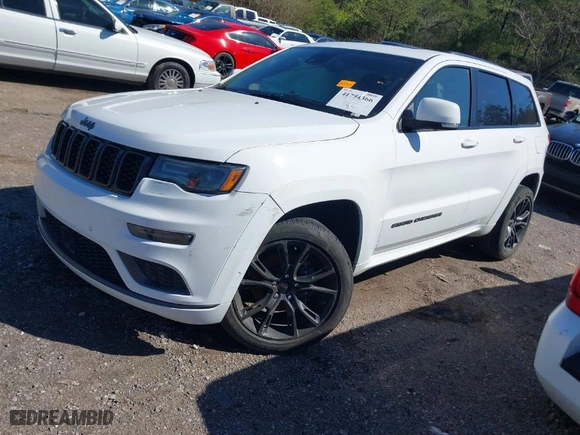 2018 Jeep Grand Cherokee Overland with VIN 1C4RJFCG5JC305784, listed as a IAAI auction lot 41754366 with 151,143 mi miles. Bid and sale history available at carsss.com. Image 2.