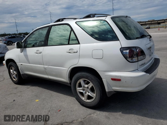 2002 Lexus RX 300 with VIN JTJGF10U620142603, listed as a Copart auction lot 73094344 with 135,347 mi miles and Salvage Title. Bid and sale history available at carsss.com. Image 2.
