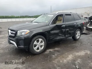 2017 Mercedes-Benz GLS 450 z VIN 4JGDF6EE6HA786542, wystawiony jako Copart lot #56505695 z przebiegiem 105 406 mil mil oraz Szkoda całkowita • Salvage title. Historia ofert i sprzedaży dostępna na DreamBid. Obrazek 1.
