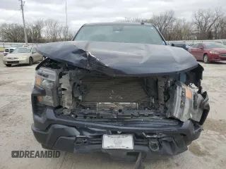 2022 Chevrolet Silverado 1500 Custom with VIN 3GCPDBEK7NG629749, listed as a Copart auction lot 49443735 with 0 mi miles and Salvage Title. Bid and sale history available at carsss.com. Image 5.