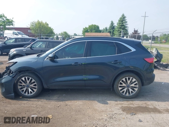 2022 Ford Escape Titanium with VIN 1FMCU9J93NUB50196, listed as a IAAI auction lot 42420209 with 22,210 mi miles and . Bid and sale history available at DreamBid. Image 15.