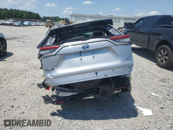 2023 Toyota RAV4 Hybrid SE with VIN 4T3T6RFV6PU106588, listed as a Copart auction lot 57611575 with Not provided miles and Salvage title. Bid and sale history available at DreamBid. Image 6.