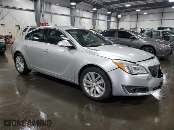 2016 Buick Regal with VIN 2G4GK5EX4G9153262, listed as a Copart auction lot 61039024 with 109,850 mi miles and Salvage title. Bid and sale history available at DreamBid. Image 4.