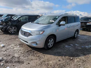 2016 Nissan Quest SV with VIN JN8AE2KPXG9153183, listed as a Copart auction lot 45922885 with 94,028 mi miles and Salvage Title. Bid and sale history available at DreamBid. Image 1.