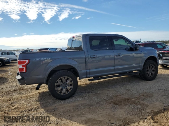 2020 Ford F-150 XL with VIN 1FTEW1EPXLKD55749, listed as a Copart auction lot 88513225 with 102,147 mi miles and Salvage Title. Bid and sale history available at carsss.com. Image 3.