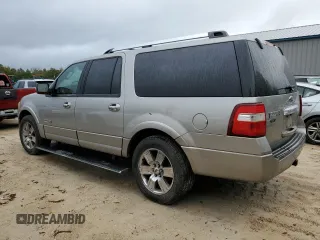 2008 Ford Expedition EL Limited with VIN 1FMFK19598LA05020, listed as a Copart auction lot 81521414 with 0 mi miles and Salvage Title. Bid and sale history available at carsss.com. Image 2.