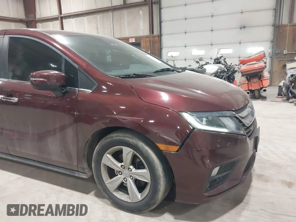 2020 Honda Odyssey EX-L with VIN 5FNRL6H76LB050622, listed as a IAAI auction lot 41886746 with 75,597 mi miles. Bid and sale history available at carsss.com. Image 18.