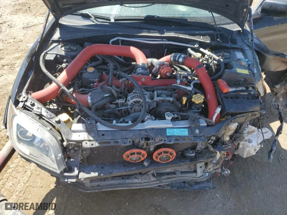 2007 Subaru Impreza Sedan WRX STI with VIN JF1GD76697L525791, listed as a Copart auction lot 61945654 with 105,074 mi miles and Salvage Title. Bid and sale history available at carsss.com. Image 12.