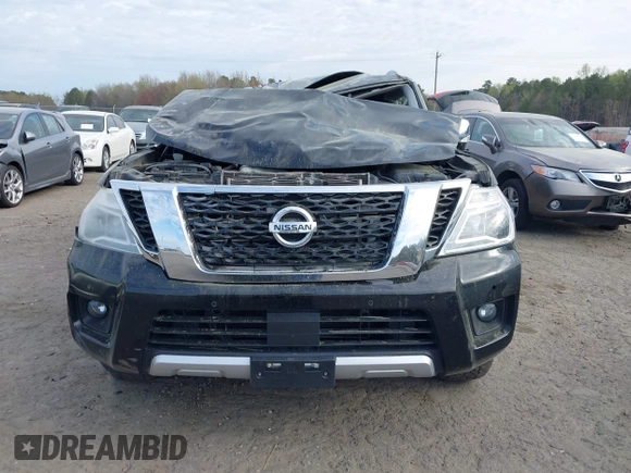 2017 Nissan Armada Platinum z VIN JN8AY2NC5H9505944, wystawiony jako IAAI lot #41904440 z przebiegiem Nie podano mil oraz . Historia ofert i sprzedaży dostępna na DreamBid. Obrazek 11.