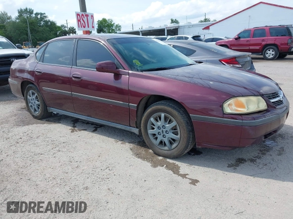 2003 Chevrolet Impala with VIN 2G1WF52E239293935, listed as a IAAI auction lot 41999787 with 123,837 mi miles and . Bid and sale history available at DreamBid. Image 1.