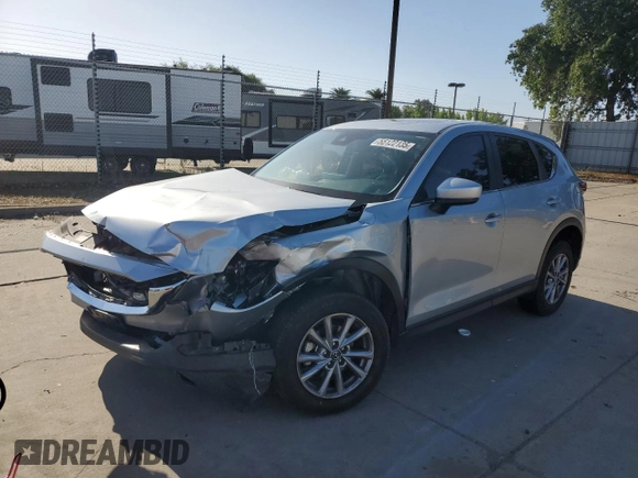 2023 Mazda CX-5 S Preferred with VIN JM3KFBCM4P0191943, listed as a Copart auction lot 55122135 with 44,305 mi miles and Salvage Title. Bid and sale history available at carsss.com. Image 1.
