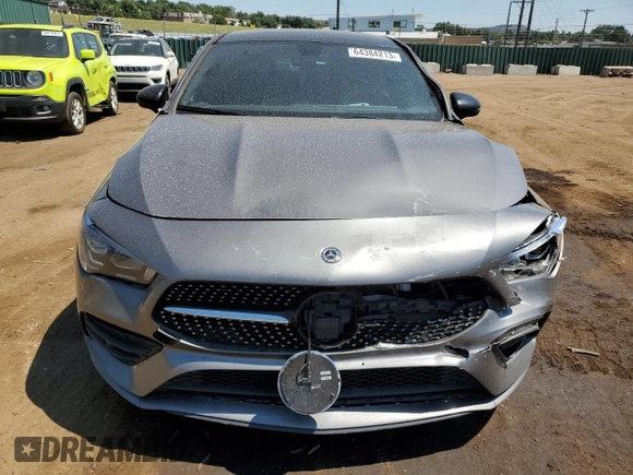 2020 Mercedes-Benz CLA 250 with VIN W1K5J4HB6LN102254, listed as a Copart auction lot 64384213 with 34,890 mi miles and . Bid and sale history available at DreamBid. Image 5.
