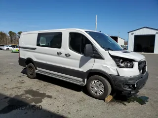 2024 Ford Transit Cargo with VIN 1FTBR1Y81RKA87665, listed as a Copart auction lot 49506245 with 2,371 mi miles and Clean Title. Bid and sale history available at DreamBid. Image 4.