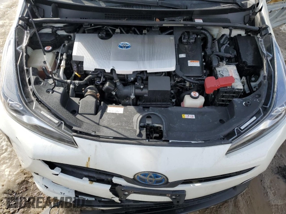 2019 Toyota Prius LE with VIN JTDL9RFUXK3006102, listed as a Copart auction lot 46575335 with 136,442 mi miles and Salvage Title. Bid and sale history available at DreamBid. Image 11.