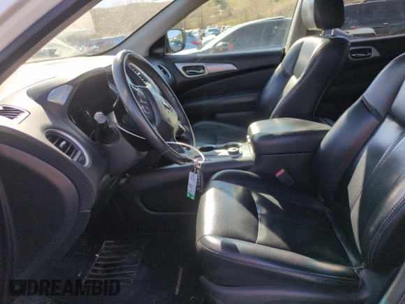 2018 Nissan Pathfinder S with VIN 5N1DR2MM0JC642391, listed as a Copart auction lot 53089395 with 91,571 mi miles and Salvage Title. Bid and sale history available at DreamBid. Image 7.