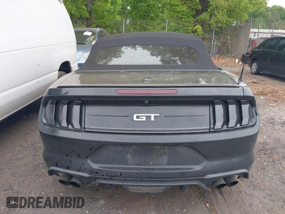 2019 Ford Mustang GT Premium with VIN 1FATP8FF8K5202115, listed as a IAAI auction lot 42085416 with 73,548 mi miles and . Bid and sale history available at DreamBid. Image 16.