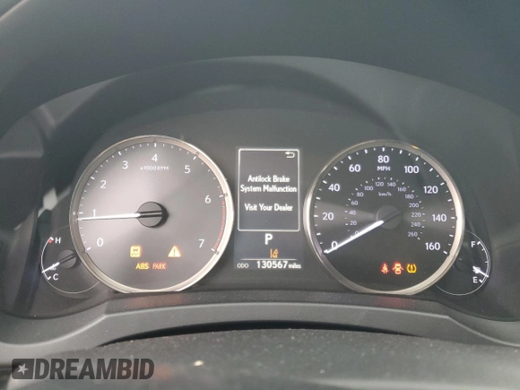 2017 Lexus IS with VIN JTHBA1D26H5041981, listed as a Copart auction lot 42762265 with 130,567 mi miles and Salvage Title. Bid and sale history available at carsss.com. Image 9.