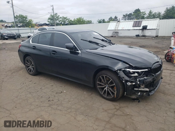 2019 BMW 3 Series 330i xDrive with VIN WBA5R7C52KAJ85867, listed as a Copart auction lot 60107965 with 68,464 mi miles and Salvage title. Bid and sale history available at DreamBid. Image 4.