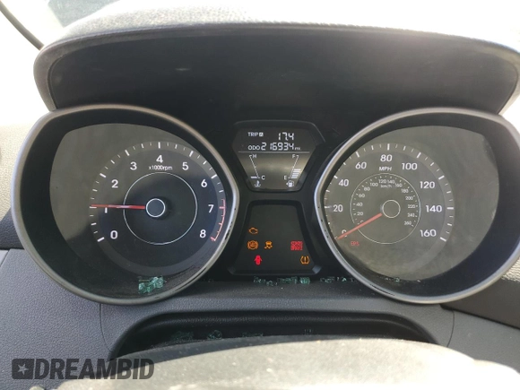 2013 Hyundai Elantra Limited с VIN 5NPDH4AE9DH277511, выставлен на аукционе Copart как лот 55348515 с пробегом 216 934 миль миль и Списание • Salvage title. История ставок и продаж доступна на DreamBid. Изображение 9.