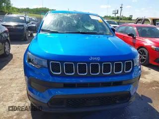 2023 Jeep Compass Sport with VIN 3C4NJDAN4PT557091, listed as a IAAI auction lot 42322265 with 8,742 mi miles and . Bid and sale history available at DreamBid. Image 12.