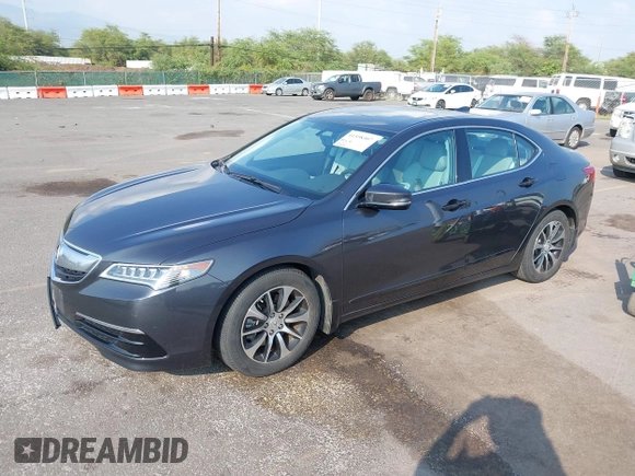 2016 Acura TLX with VIN 19UUB1F37GA009304, listed as a IAAI auction lot 41558307 with 39,567 mi miles. Bid and sale history available at carsss.com. Image 17.