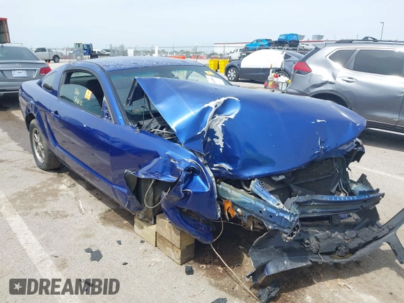 2005 Ford Mustang Deluxe with VIN 1ZVFT80N355159517, listed as a IAAI auction lot 42064180 with Not provided miles and . Bid and sale history available at DreamBid. Image 1.