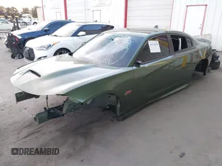 2021 Dodge Charger Scat Pack Widebody with VIN 2C3CDXGJ4MH559324, listed as a IAAI auction lot 41114230 with 1 mi miles. Bid and sale history available at carsss.com. Image 18.