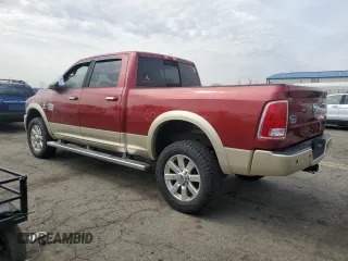 2014 Ram 2500 Longhorn with VIN 3C6UR5GL6EG158390, listed as a Copart auction lot 52691695 with 0 mi miles and Salvage Title. Bid and sale history available at carsss.com. Image 2.
